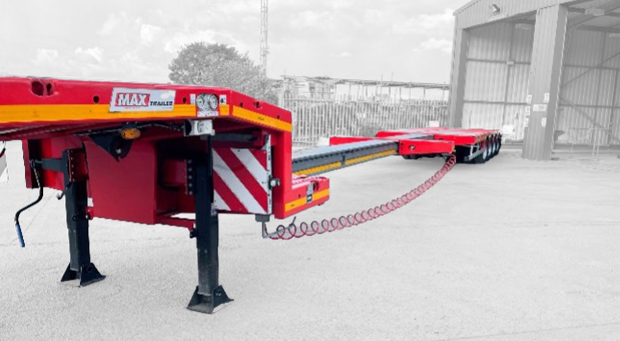 Our 3/4 axle Double Extend Step Trailer